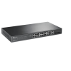 TP-Link TL-SG2428P JetStream 28-Port Gigabit Smart Switch with 24-Port PoE+, 4 SFP Slots (250 Watt Budget, Centralized Cloud Management Omada SDN, and Intelligent Monitoring)