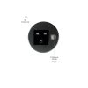 Desk Power Grommet with USB, Fits 2 inch Grommet Hole, Recessed Power Strip Socket, Plug in 2 Outlet 6.5 ft Extension Cord