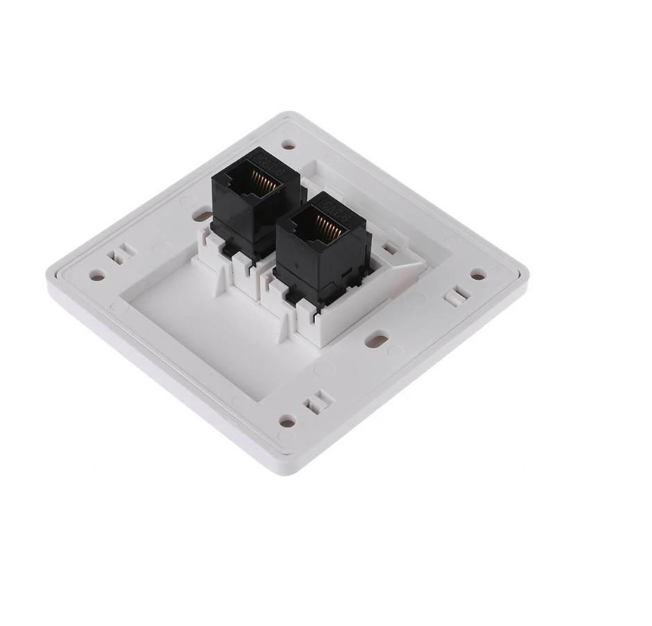 rj45 wall plate cat6 cat5e