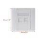 rj45 wall plate cat6 cat5e