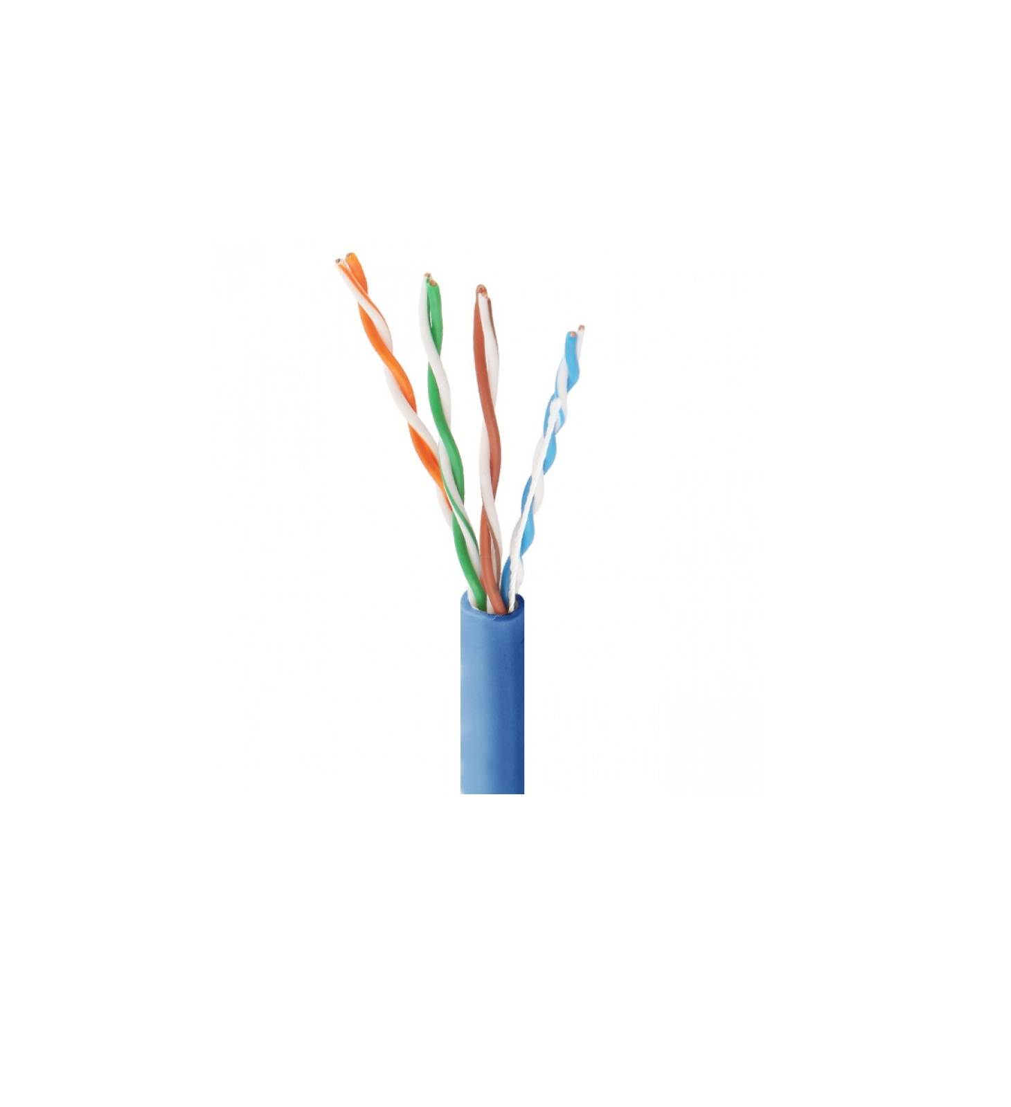 24 AWG Communication Networking - (UTP) Unshielded-Twisted-Pair Cat 6 Network - 100 Meter Roll-full copper cable