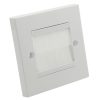DKURVE RJ45 FACE PLATE BRUSH TYPE