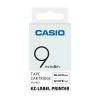 Casio 9mm Black on White Labeling Tape XR-9WE1 for Casio KL-820 label