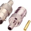 BNC Female Crimp RG58 Jack Suitable for RG142 LMR195 200 RG400 Coaxial Cable connectors