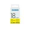 Casio 18mm Black on Yellow Labeling Tape XR-18YW for Casio KL-820 label printer
