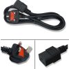 5m UK 3 Pin Plug to IEC C19 Power Cable. Black DIVINE PLUS TRADING LLC