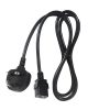 5m UK 3 Pin Plug to IEC C19 Power Cable. Black DIVINE PLUS TRADING LLC