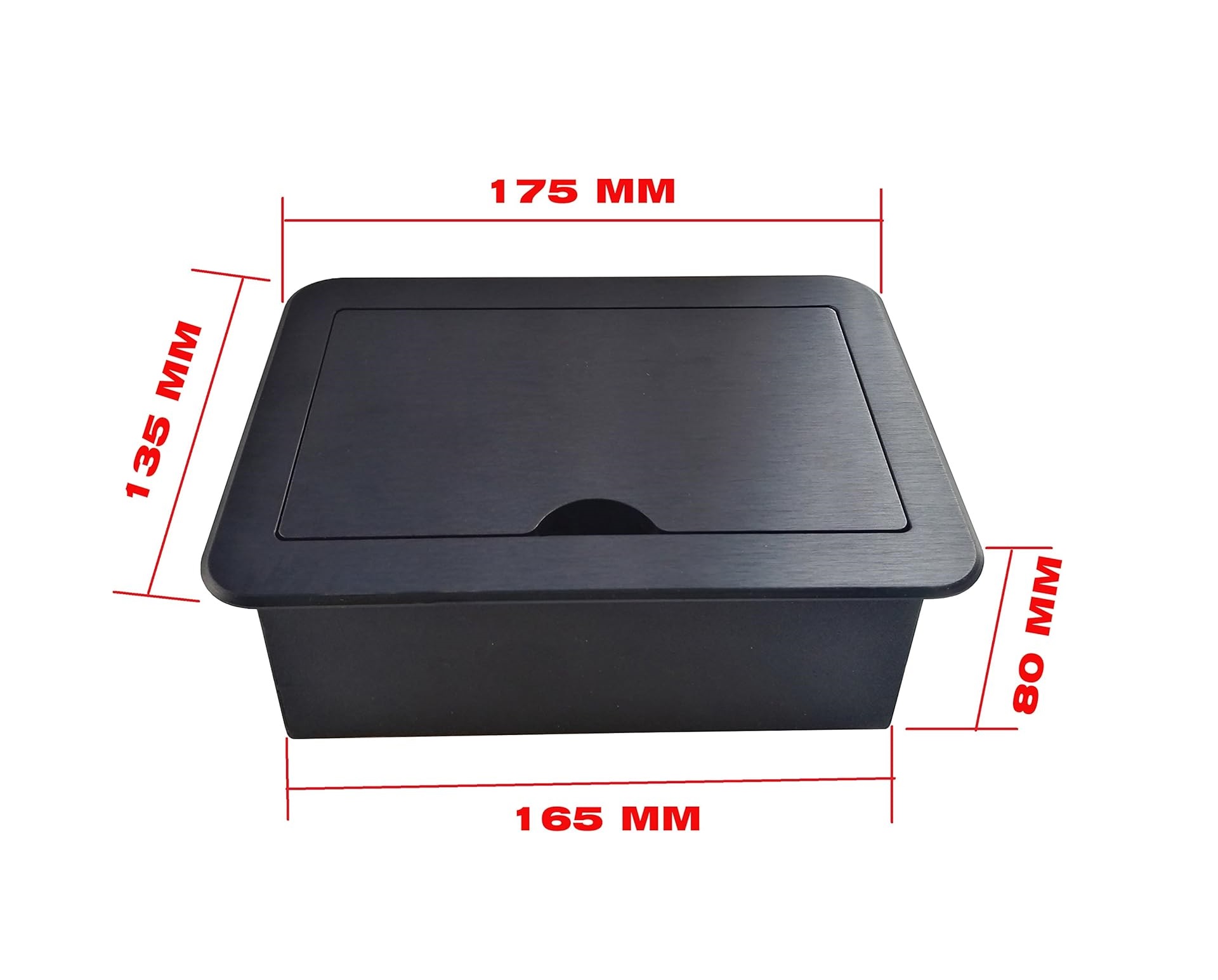 DESKTOP POWER POP UP BOX WITH WIRELESS CHARGING