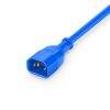 DKURVE® C13 to C14 BLUE Computer to PDU Power Extension Cord 14AWG 250V/15A, Power Extension Cable 2M IEC C14 to IEC C13 PDU Power Cord
