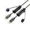 DTECH Male to Male Video Cable 5m to 100m 8K 60Hz HDMI 2.1 Armor Fiber Optic Cables with Waterproof Shell