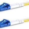 DKURVE® Single Mode Duplex 9/125 Fiber Optic Patch Cable (LC To LC / OS2 / PVC Or LSZH / 2.0mm Or 3.0mm Diameter)