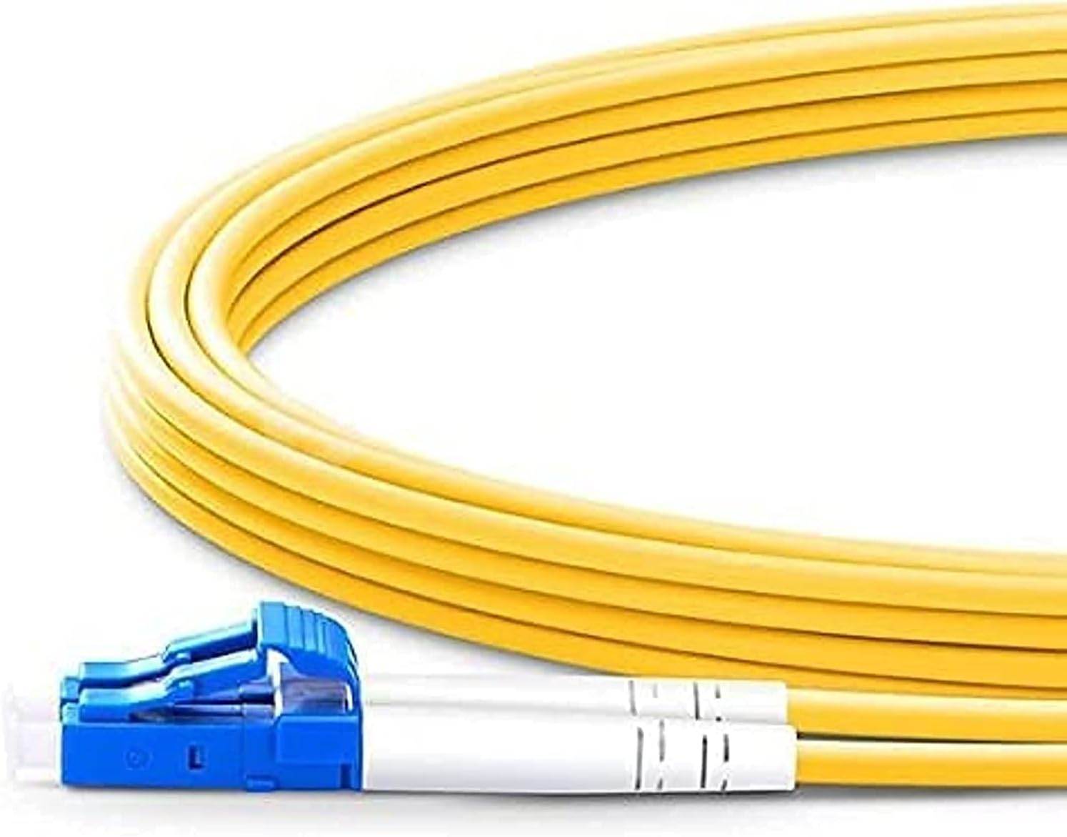 DKURVE® Single Mode Duplex 9/125 Fiber Optic Patch Cable (LC To LC / OS2 / PVC Or LSZH / 2.0mm Or 3.0mm Diameter)