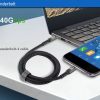 Charging Thunderbolt 4 USB4 Cable 40Gbps PD 240W USB-C to USB-C (High-Speed Data Transfer / 8K Video / 240W Charging / Versatile Compatibility)