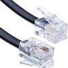 DKURVE® Telephone Handset Cord (RJ9/RJ10/RJ22 4P4C) - Premium Quality 1.4' Coiled Cable (48
