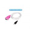 USB To RS232 DB9 Serial Cable; 9-Pin Shielding; High Speed Data Transmission; Dual Chip; Computer Printer Scanner