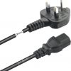 DESKTOP Power Cable Heavy Duty 1.5mm² Full Copper 16AWG (250V/13A) - 1.8m/3m Length (C13 to C14 Connector) for IT Equipment & Appliances
