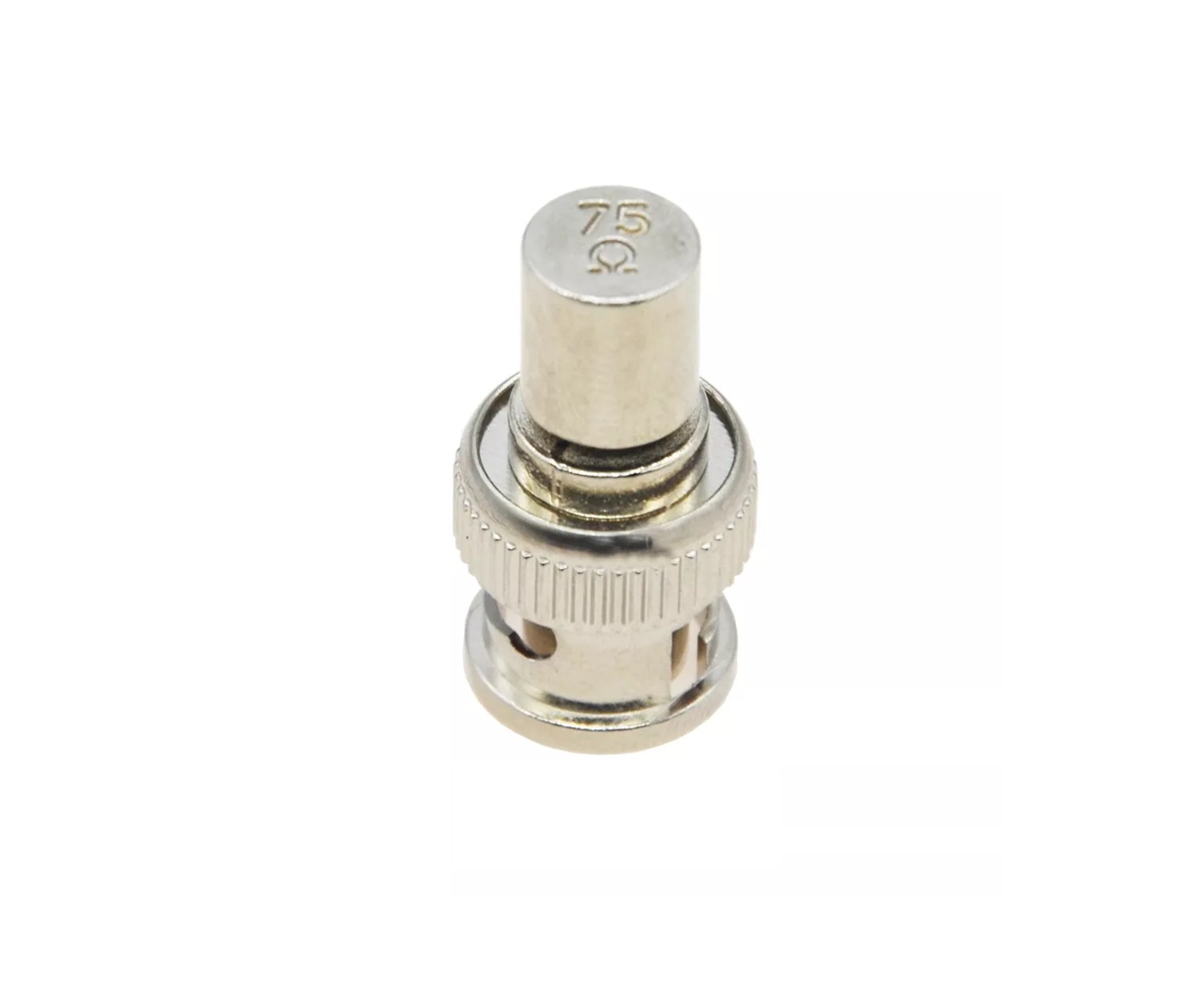 BNC Male Plug Termination Load (50/75 Ohm) RF Connector Jack for CCTV / Professional Monitors (Impedance Balancing, Wave Reflection Prevention) divine plus trading llc