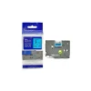 12mm Black on blue Label Tape TZe-721